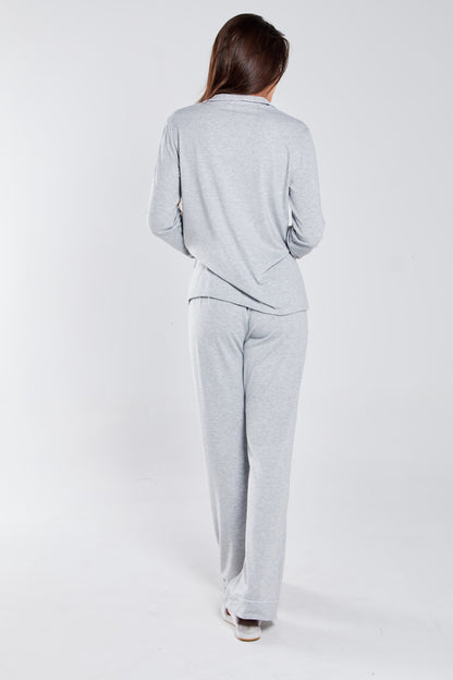 Long Grey Bianca PJ Set